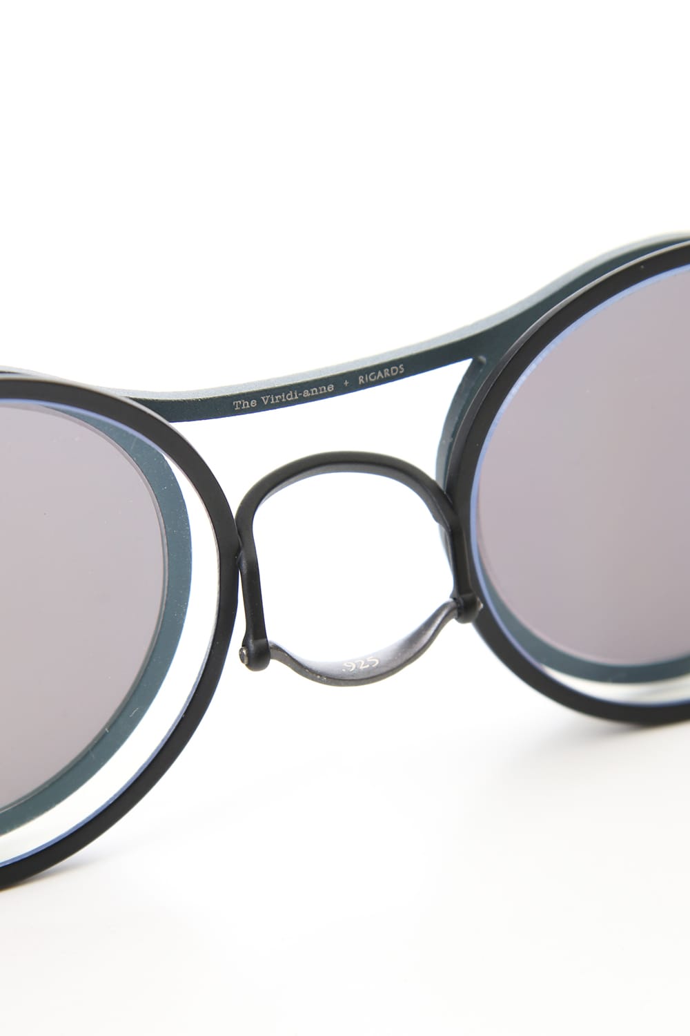 RIGARDS collaboration sunglasses - Black / Blue / Mirror