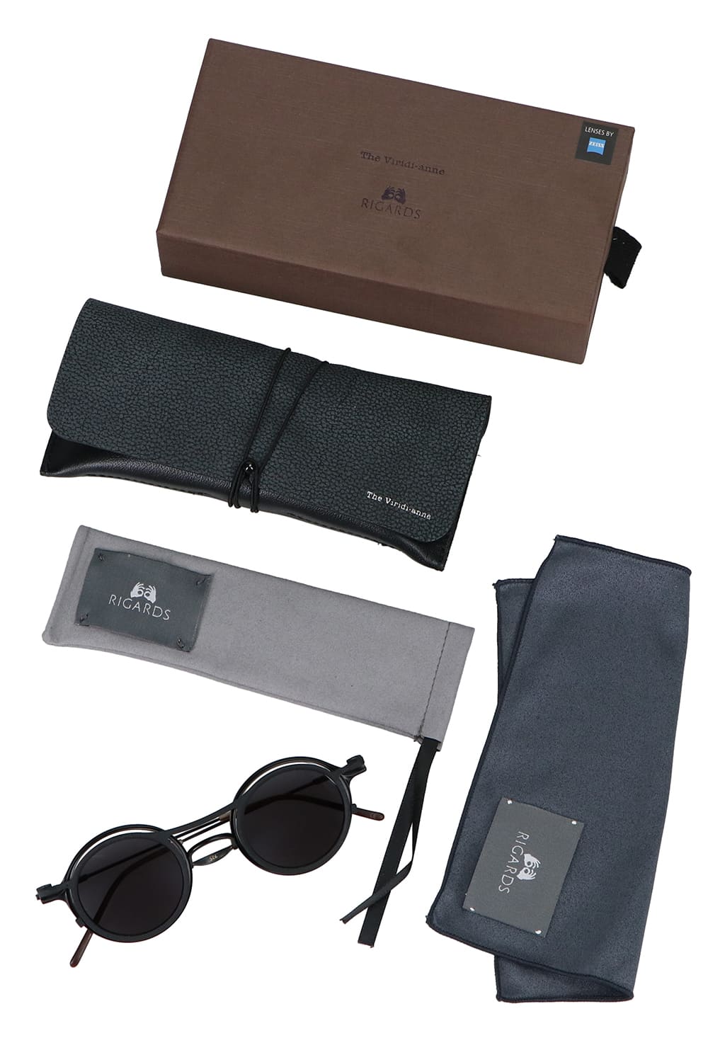 RIGARDS collaboration sunglasses - Matte Black / Black