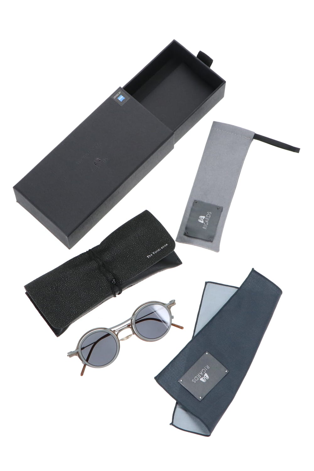 RIGARDS collaboration sunglasses - Matte Gray / Black