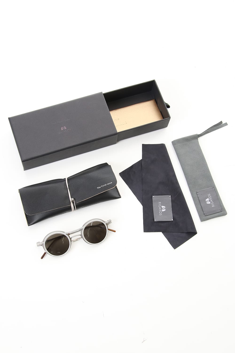 RIGARDS collaboration sunglasses - Silver / White / Black