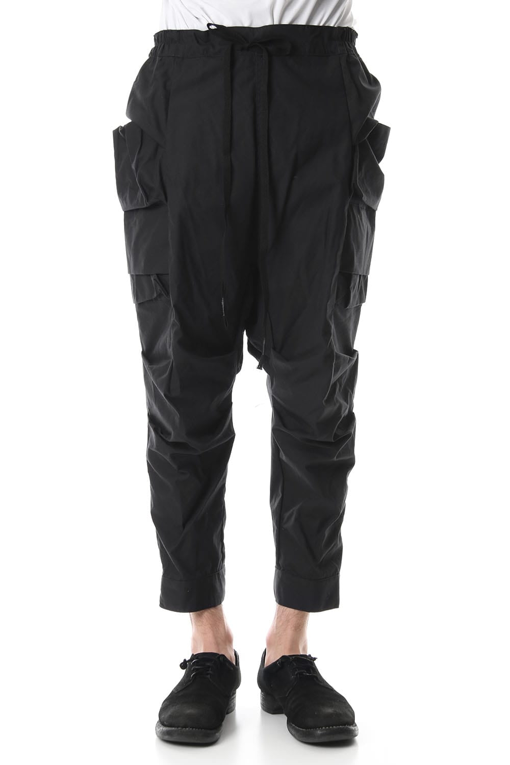 Water-repellent Cotton Gather Pants