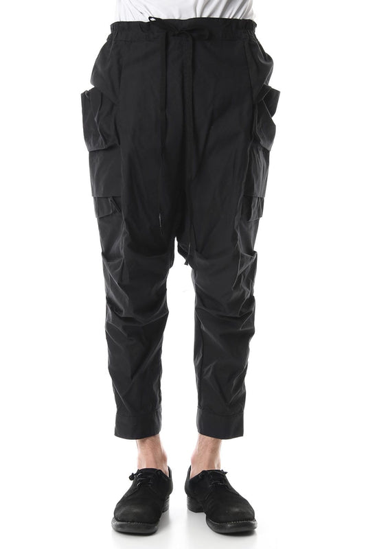 Water-repellent Cotton Gather Pants 