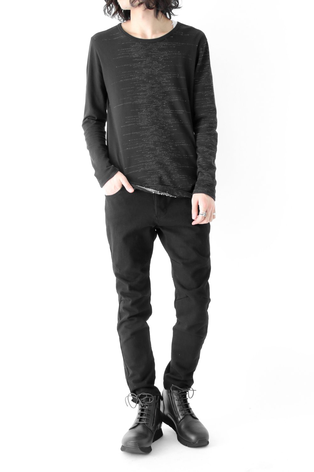 Hanging Inlay Full Length Pants