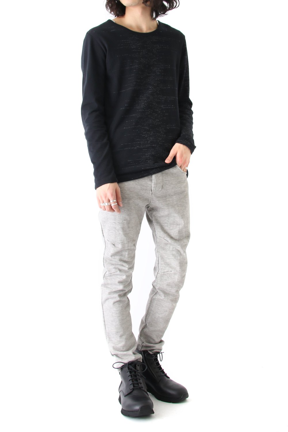 Hanging Inlay Full Length Pants