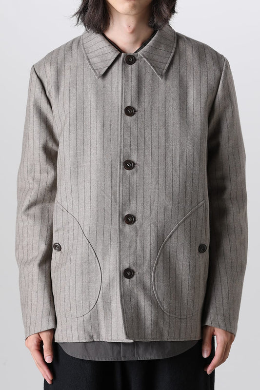 patch pocket blouson - C