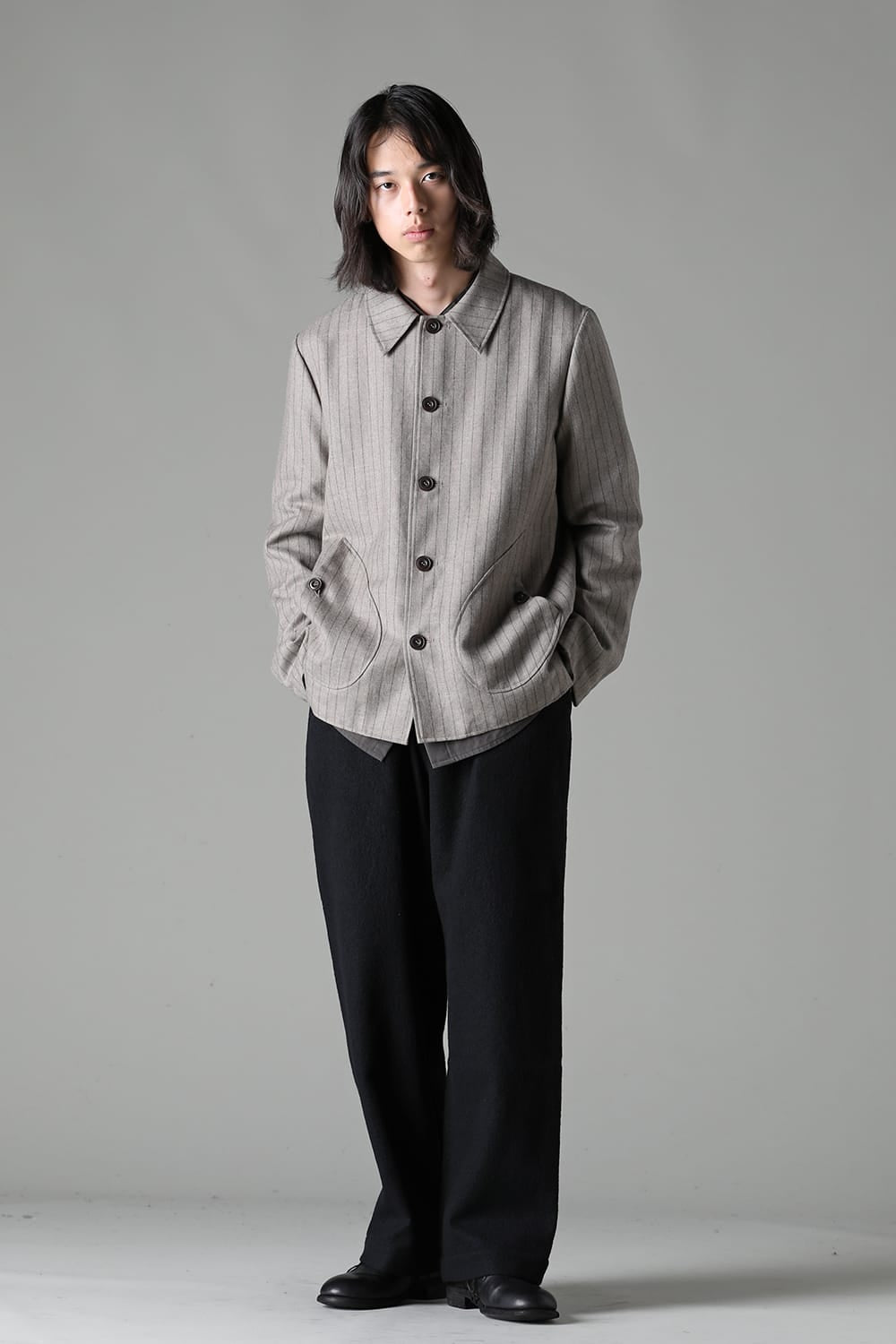 patch pocket blouson - C