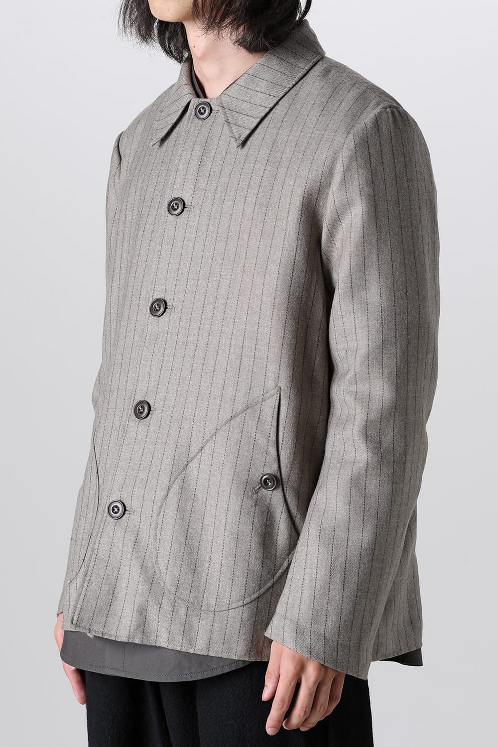 patch pocket blouson - C