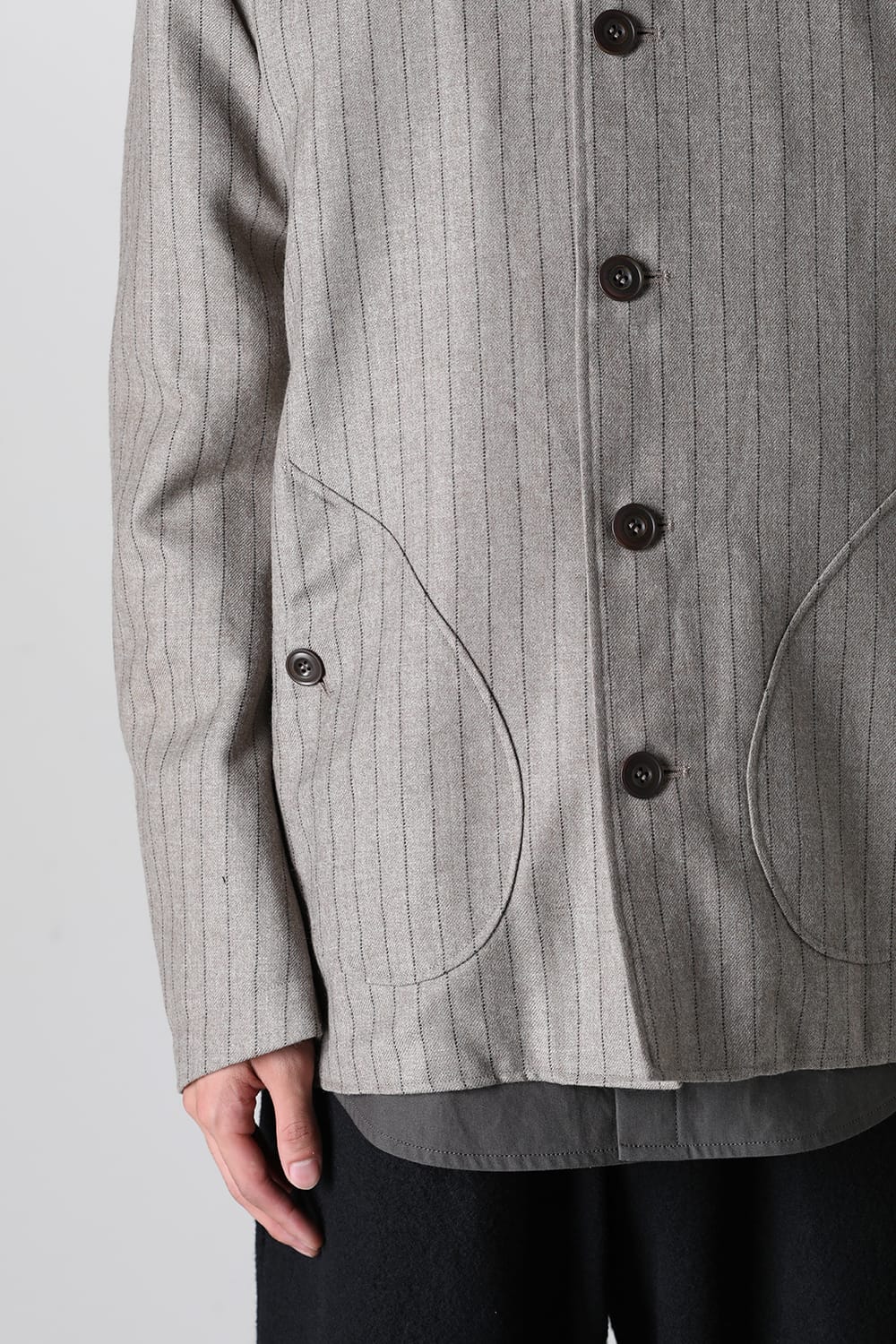 patch pocket blouson - C