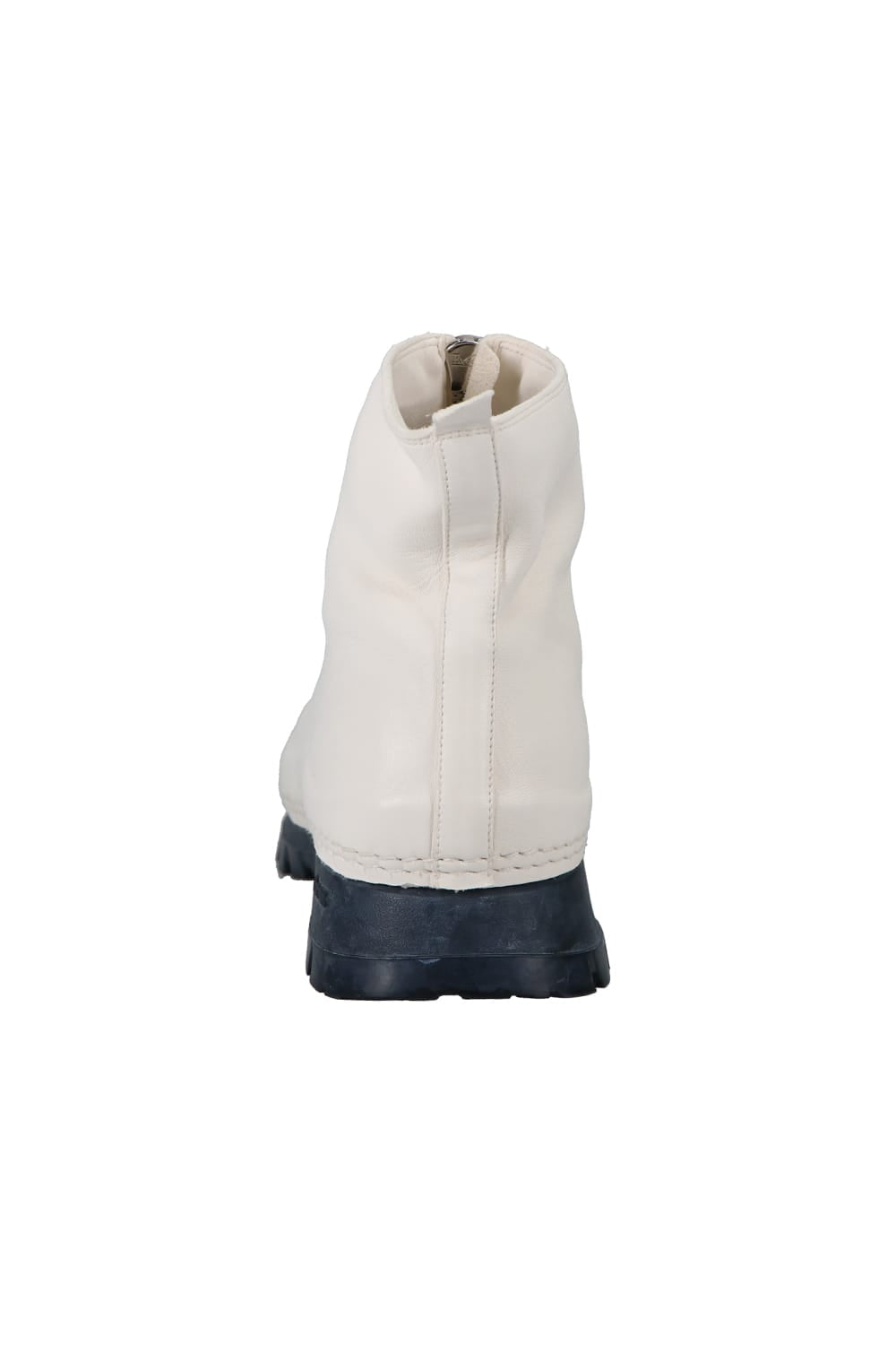 Front Zip Sneakers Boots-Horse Full Grain Leather