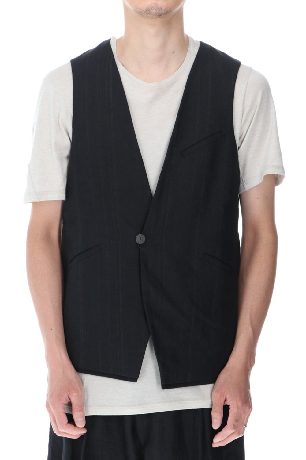 Vest Ramie stripe