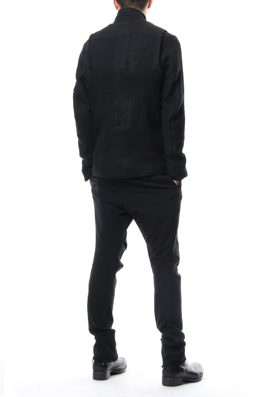 DEVOA Jacket Camel / Linen Shadow Check