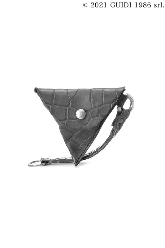 W8 - Leather Coin Purse with Key Ring