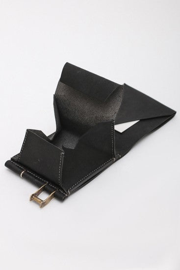 Cow Leather Wallet Black