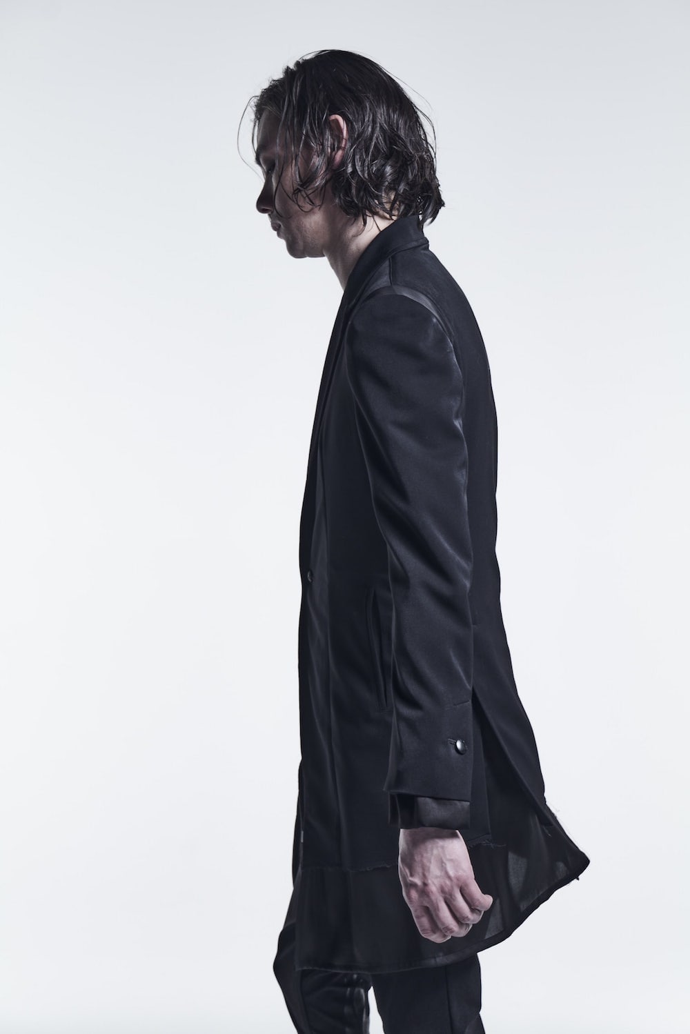 Layered Jacket Black