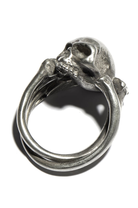 Cross Ring Bones+Skull