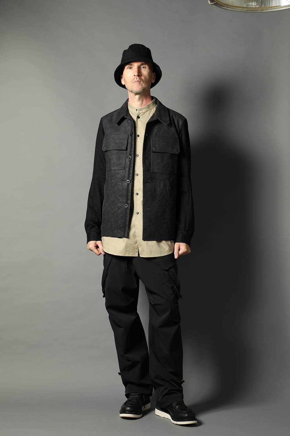 Leather CPO shirt Dyneema leather