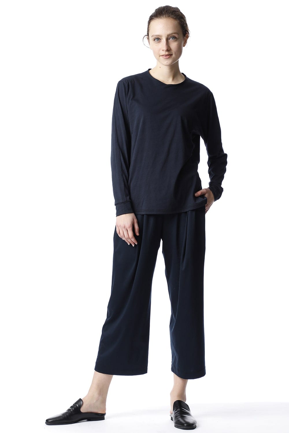 Classic Baggy Pants for women Dark Navy