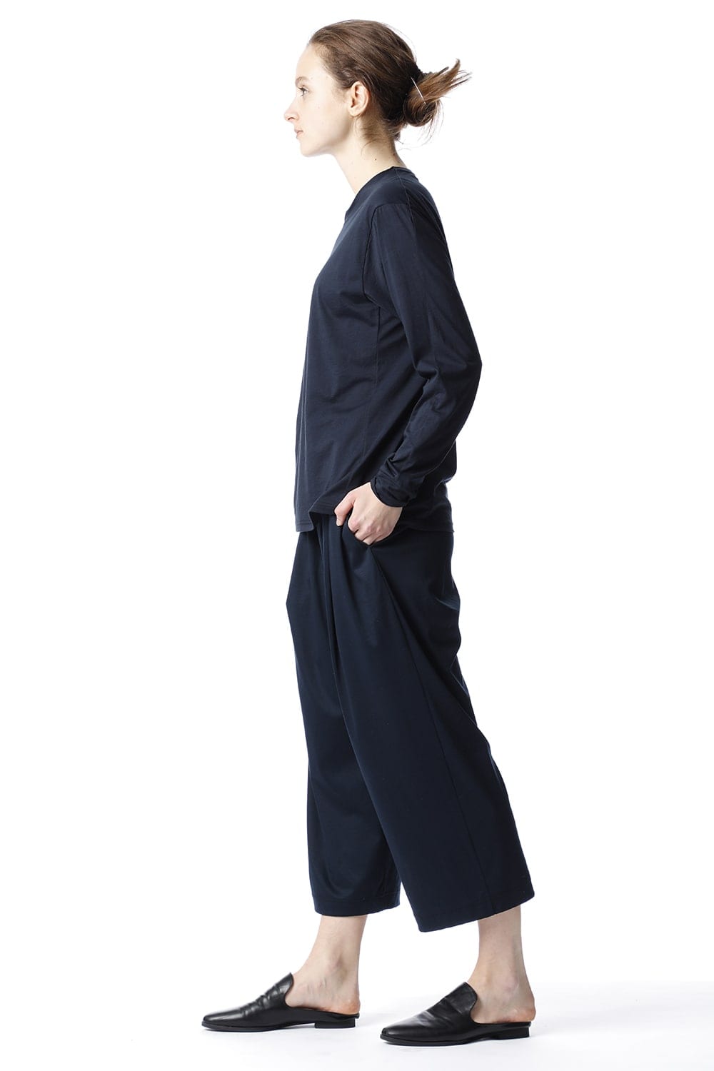 Classic Baggy Pants for women Dark Navy