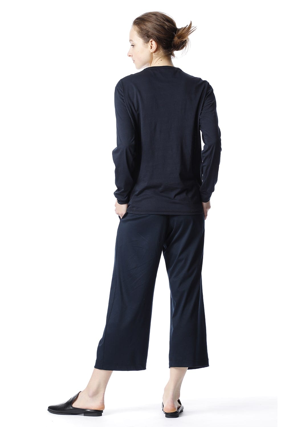 Classic Baggy Pants for women Dark Navy