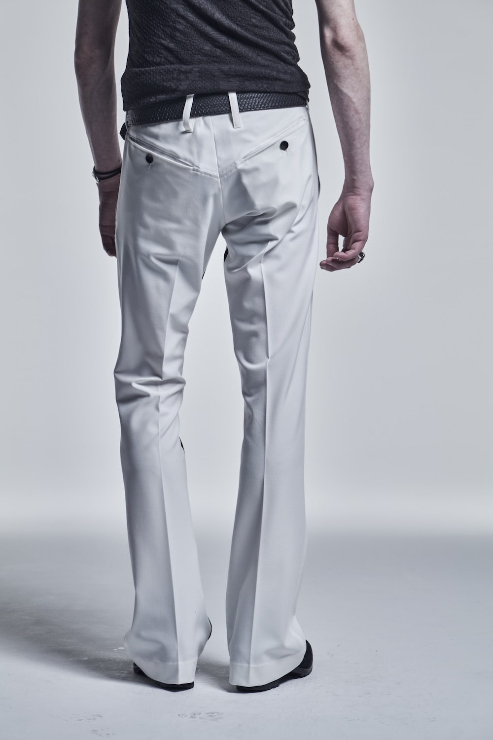Inside Tape Slacks White