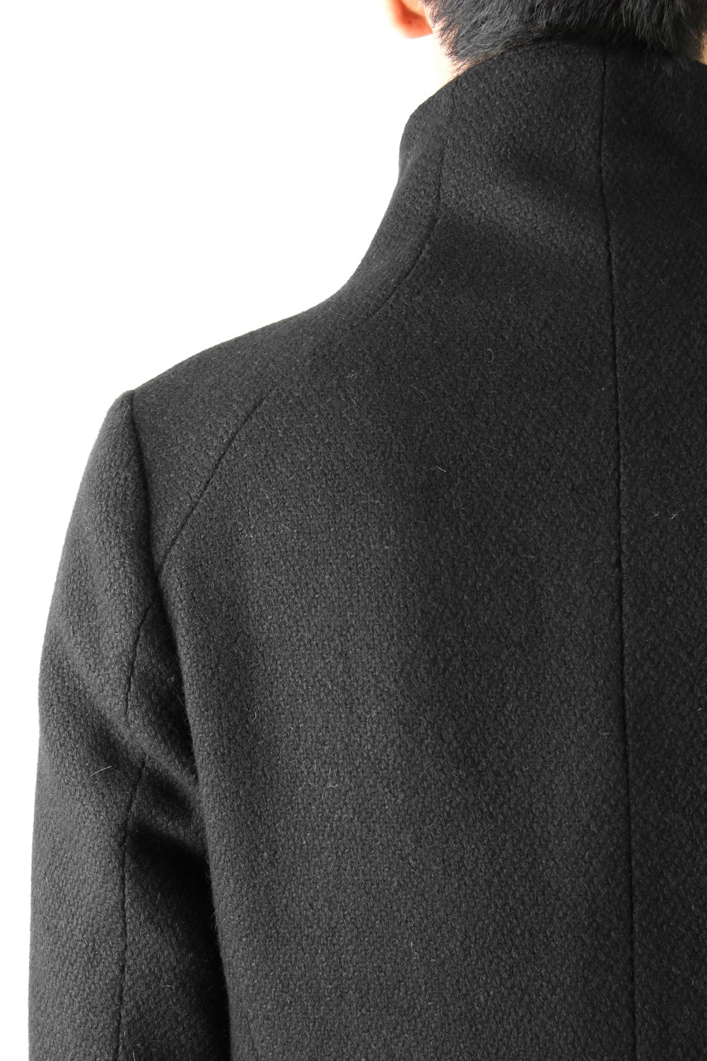 Wool High-Neck Jacket