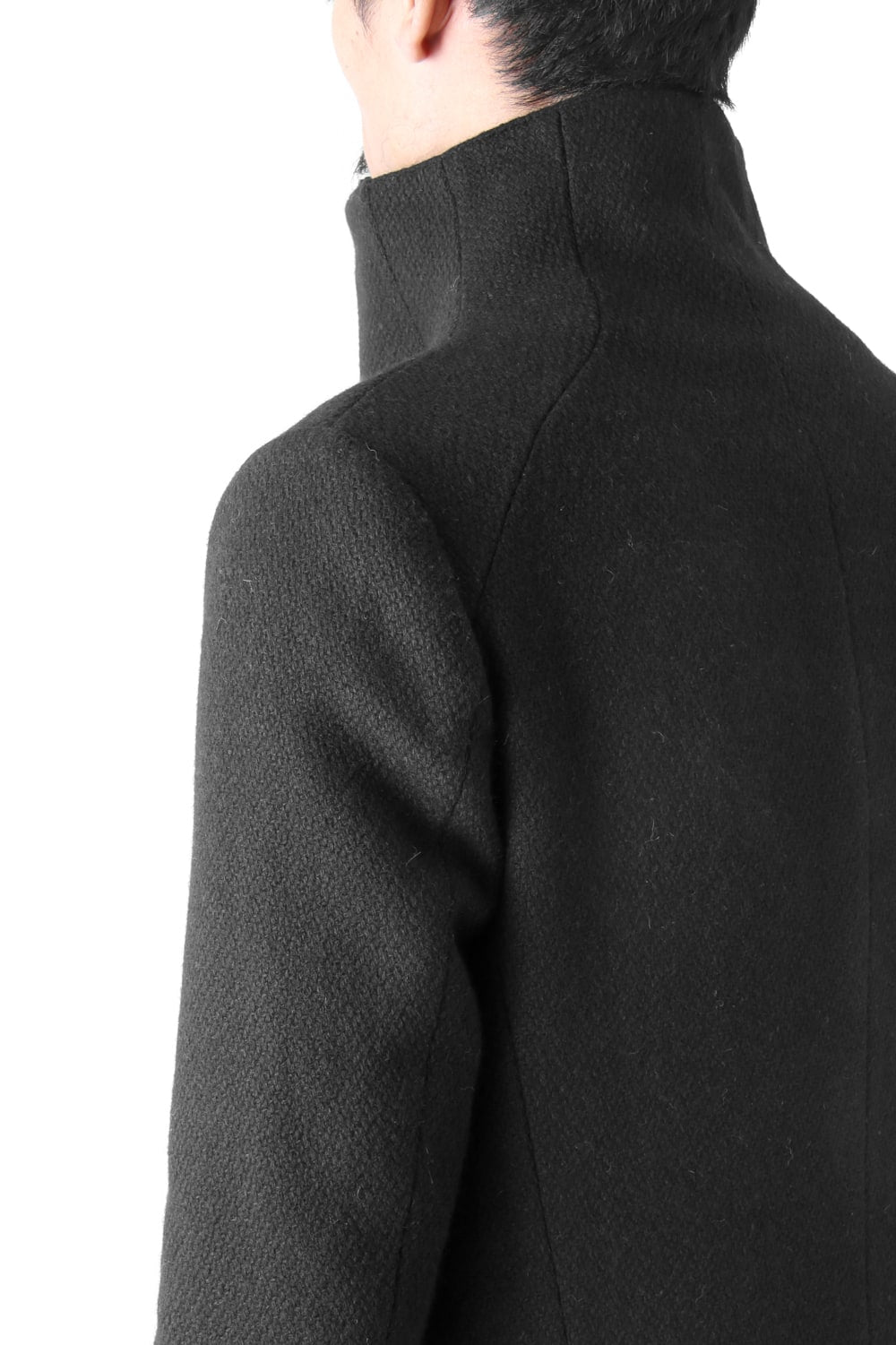 Wool High-Neck Jacket