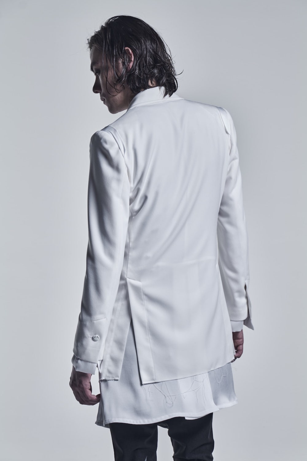 Layered Jacket White