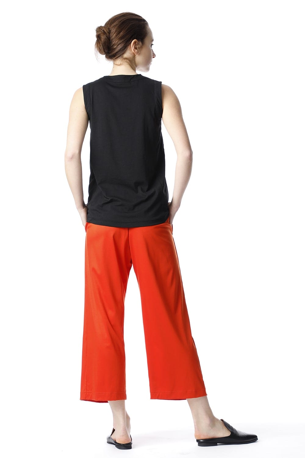 Classic Baggy Pants for women Orange