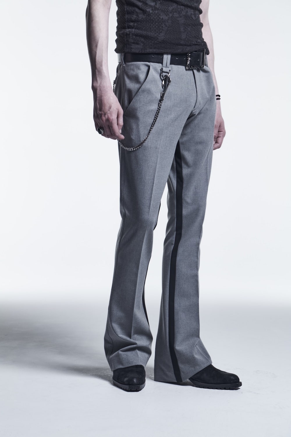 Inside Tape Slacks Grey