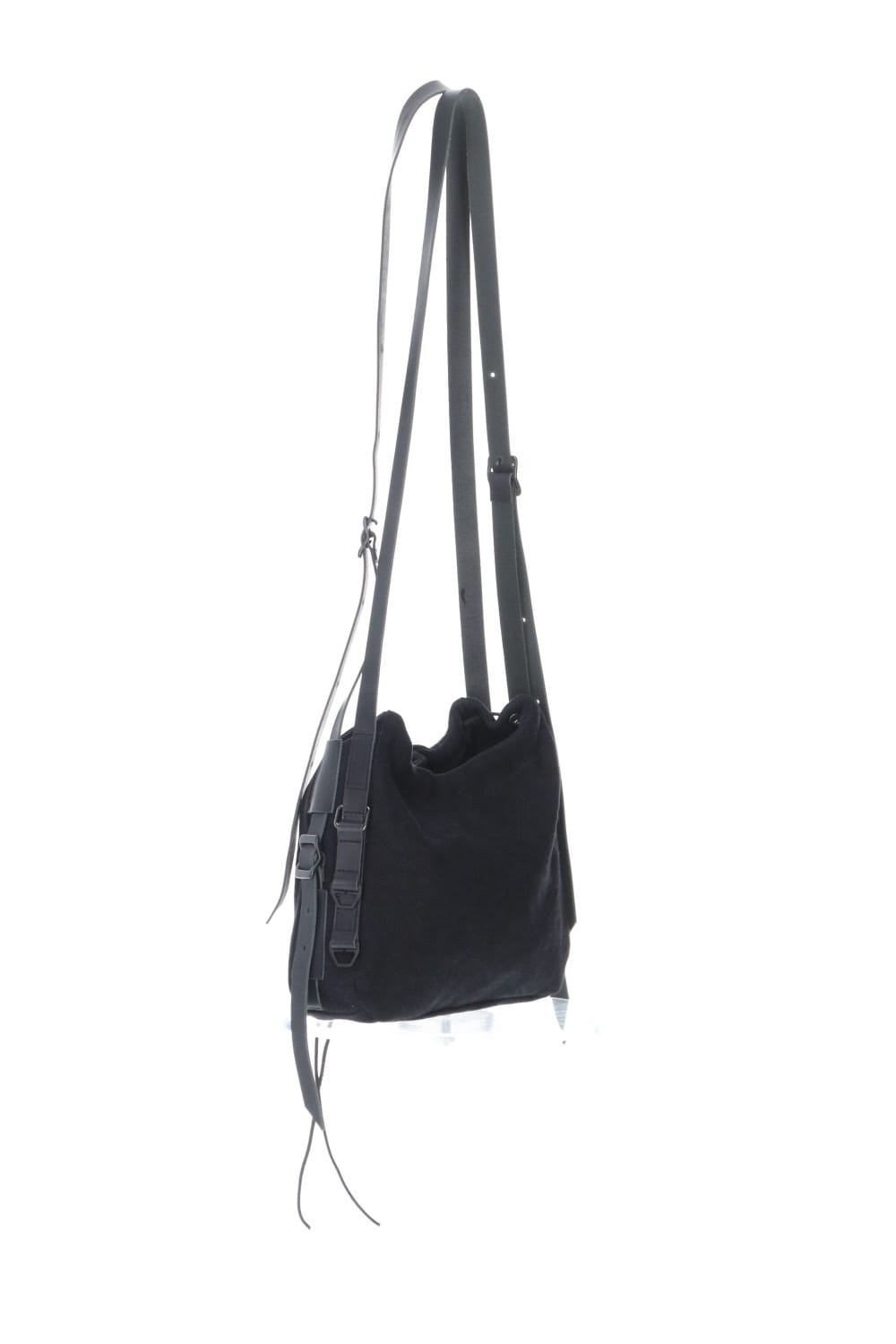 Jute x Cotton Military Twill Small Shoulder Bag Black