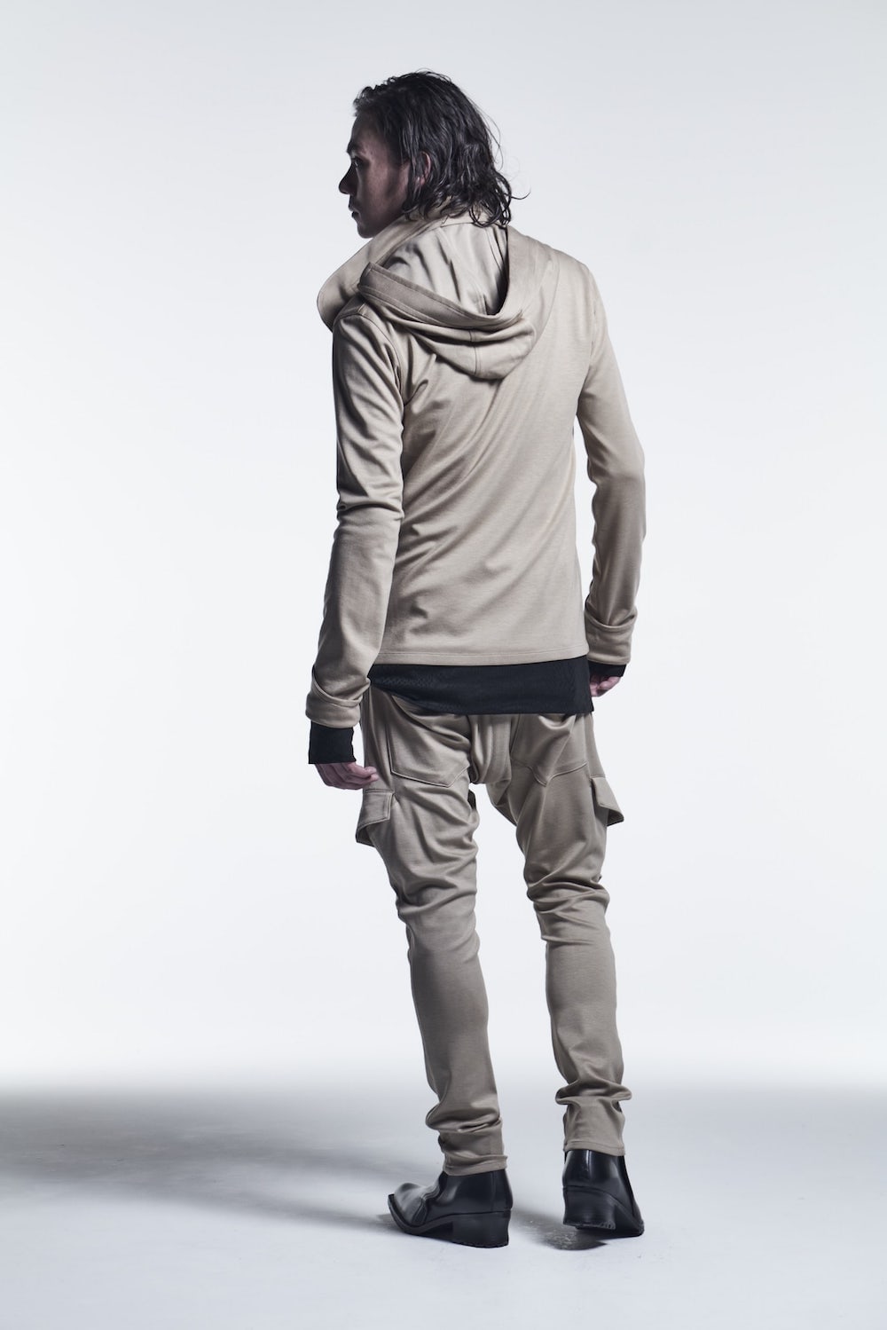 Saruel Cargo Pants Beige