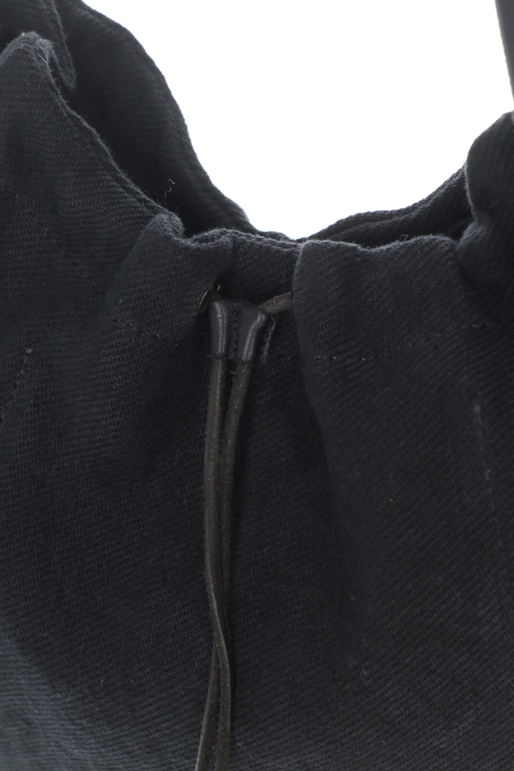 Jute x Cotton Military Twill Small Shoulder Bag Black