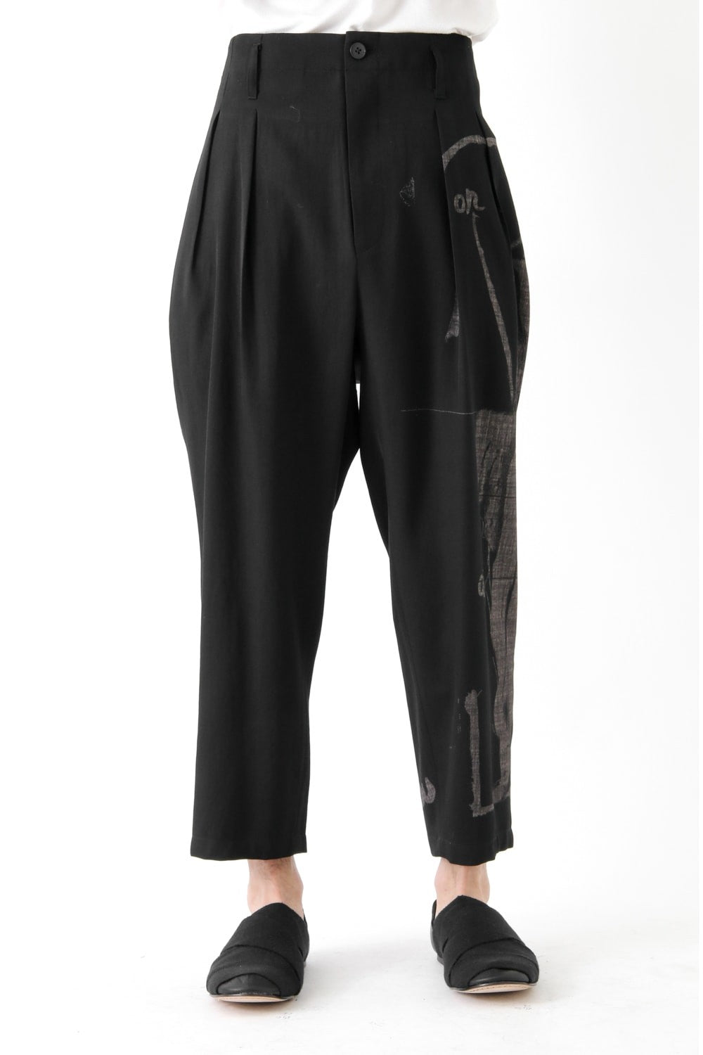 Print Suspend Suspenders Pants