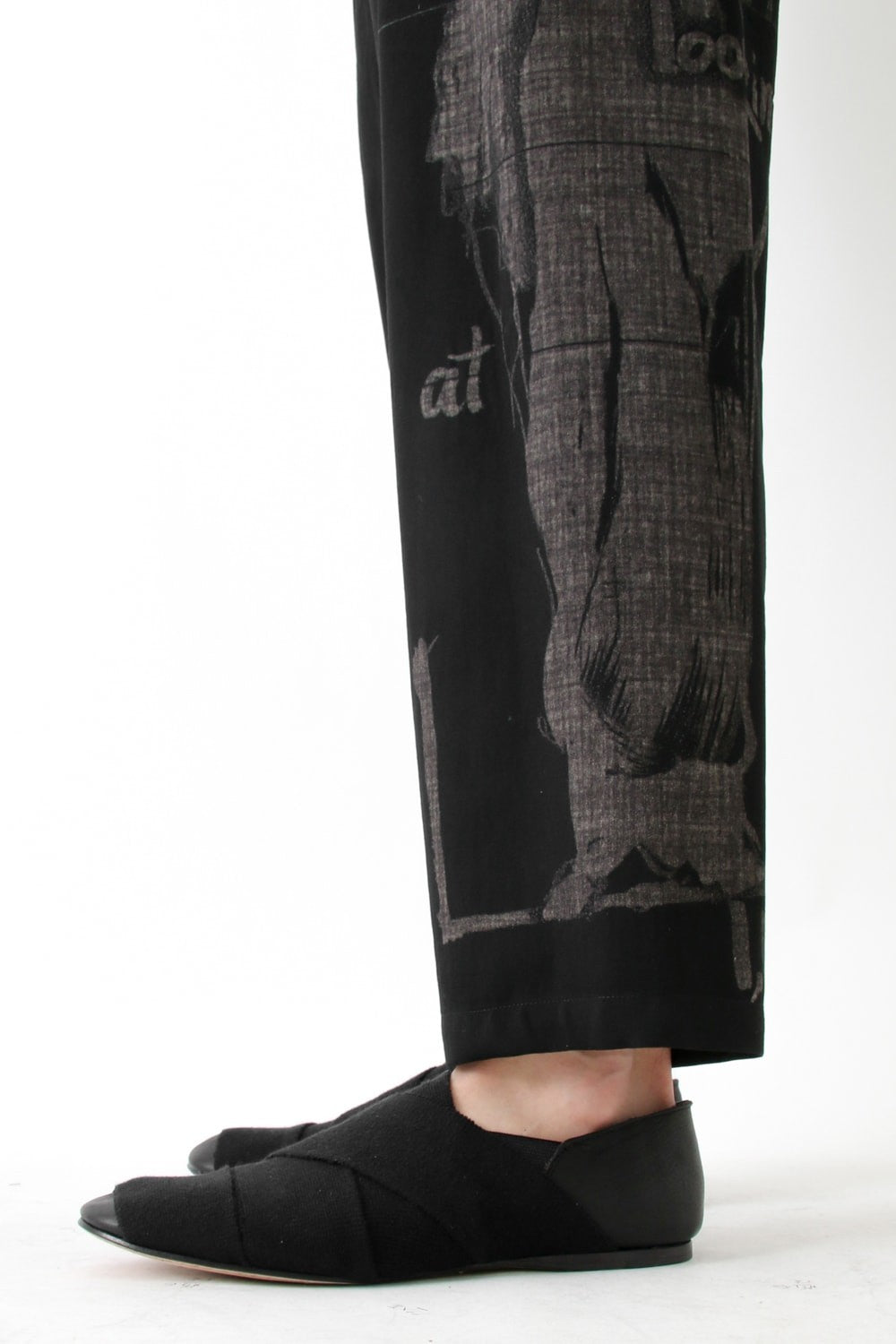 Print Suspend Suspenders Pants