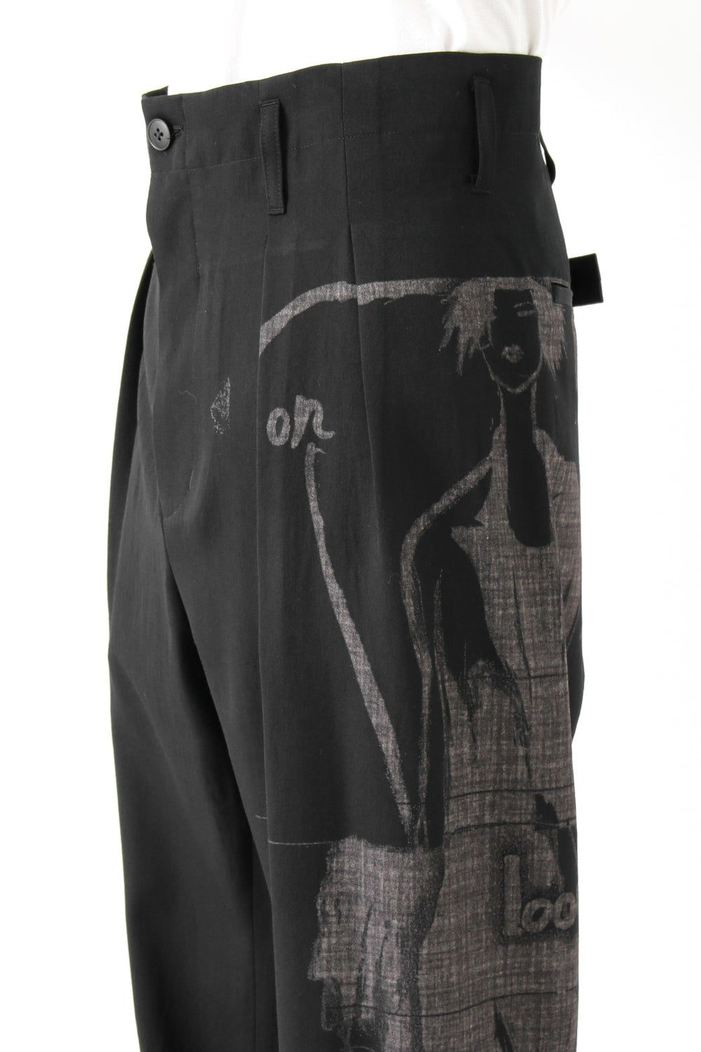 Print Suspend Suspenders Pants