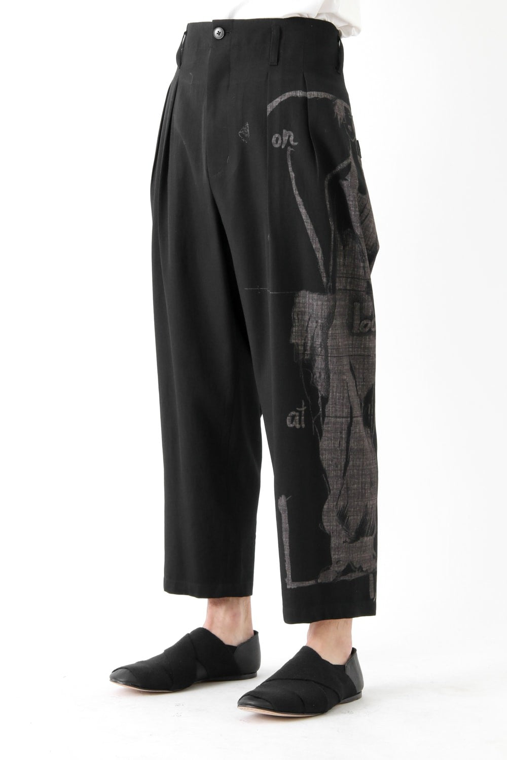 Print Suspend Suspenders Pants