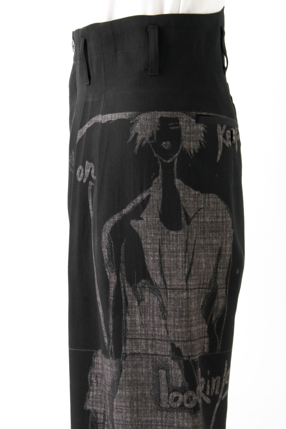 Print Suspend Suspenders Pants