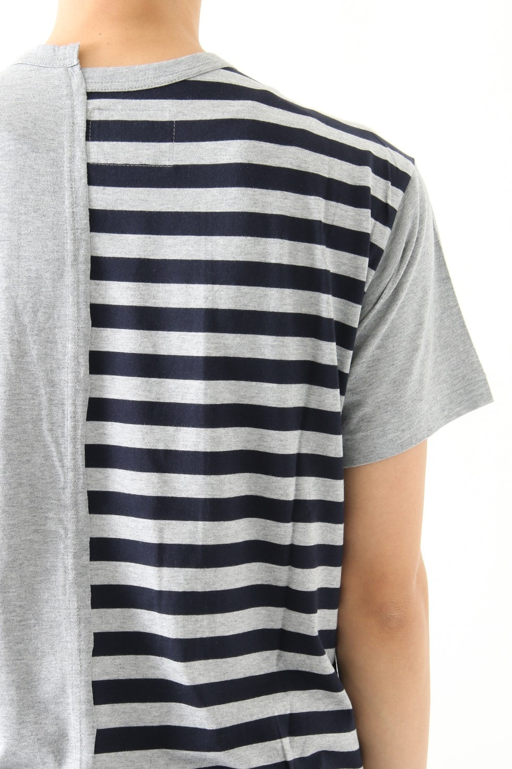 Vertical Switched Part T-Shirt