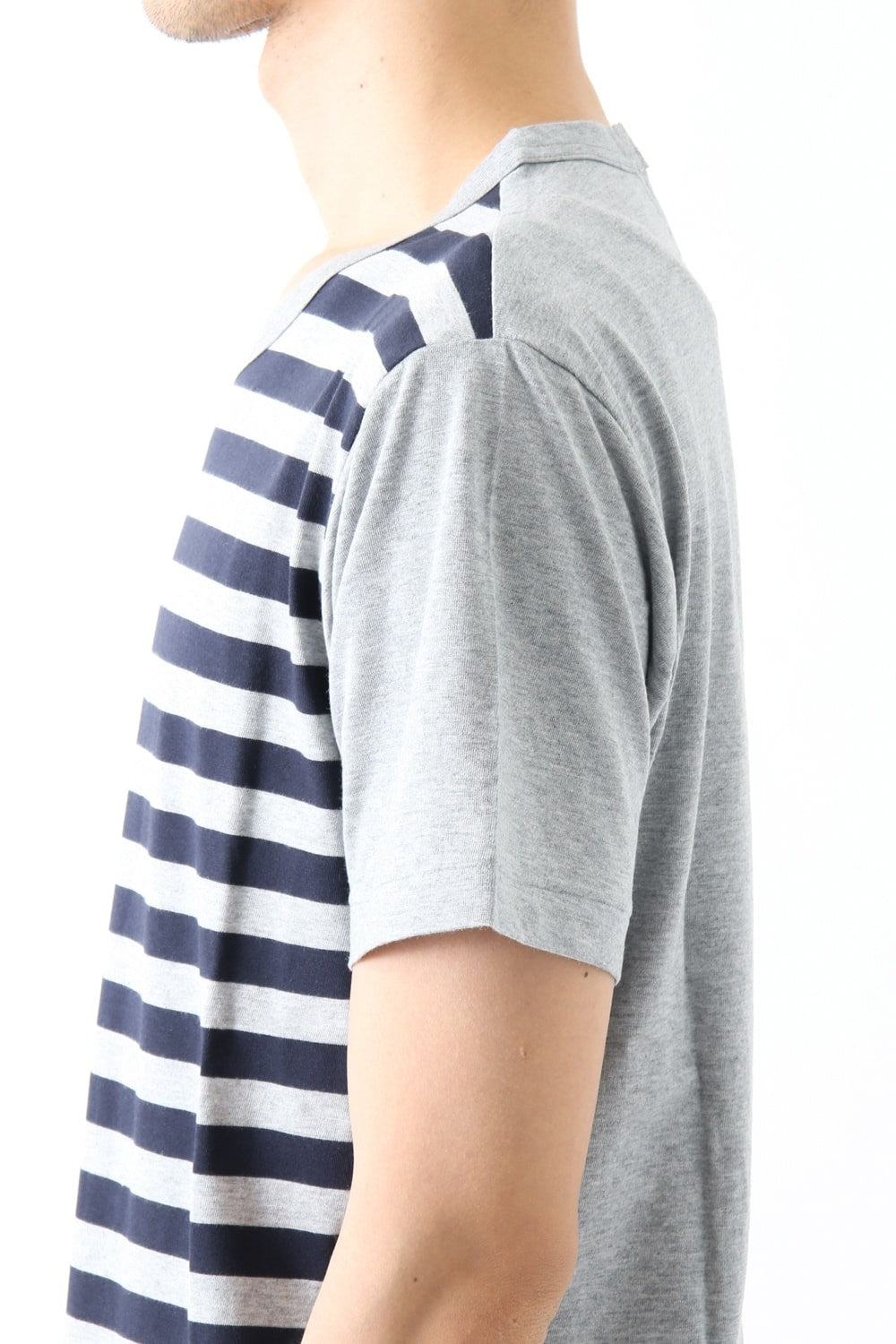 Vertical Switched Part T-Shirt