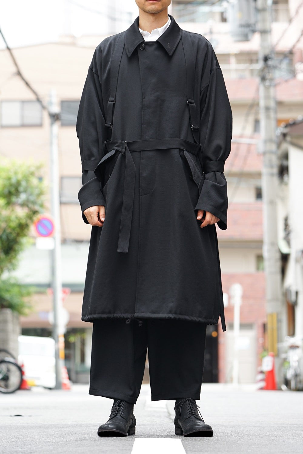 Wool Parachute Coat