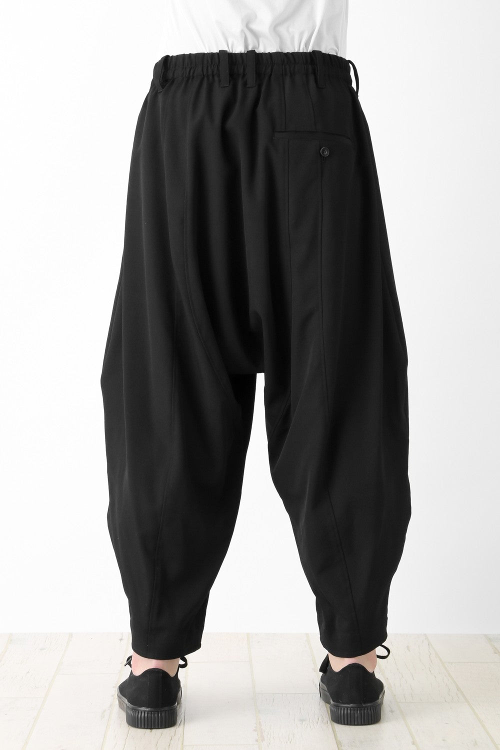 Wool Stitched Sarouel Pants