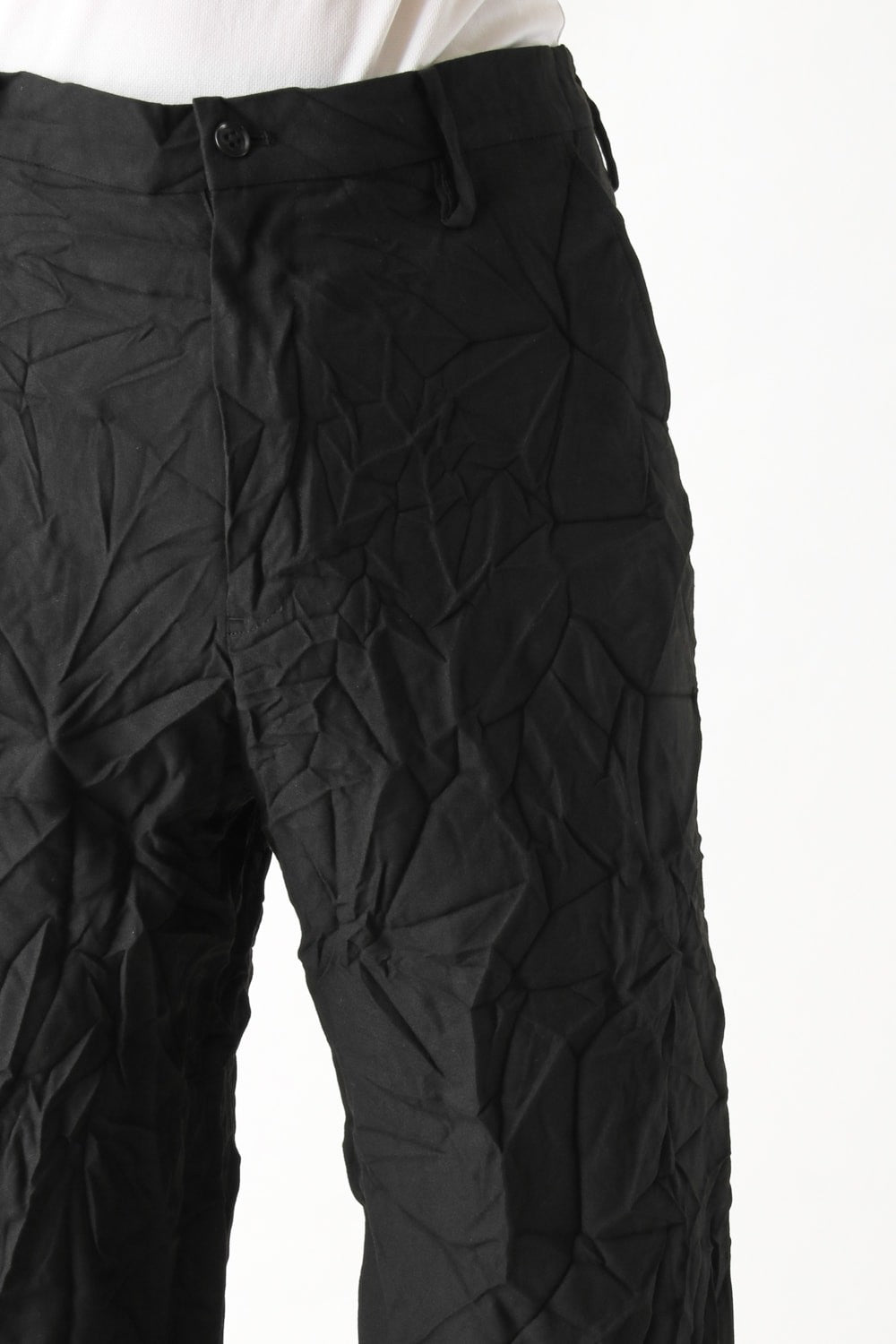 No Tuck Wrinkled Pants