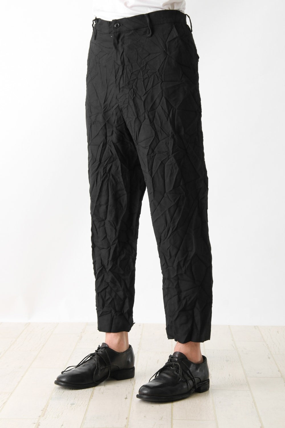 No Tuck Wrinkled Pants