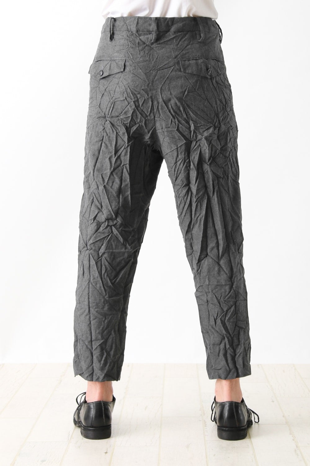 No Tuck Wrinkled Pants