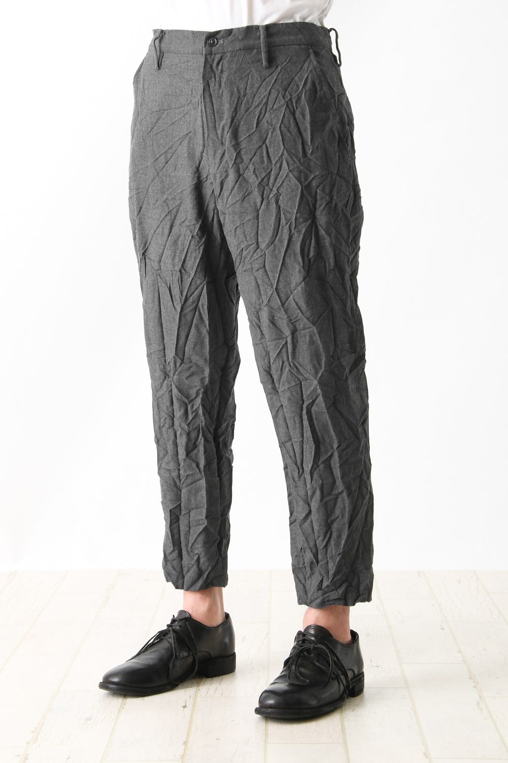 No Tuck Wrinkled Pants