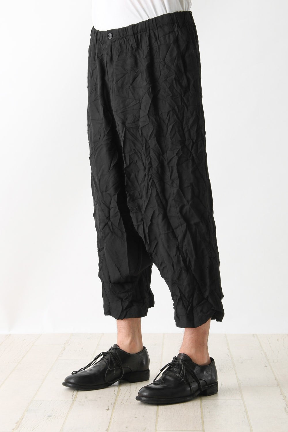 Straight Seamed Sarouel Pants