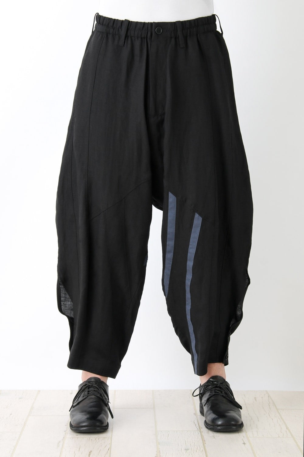 Stitched Sarouel Cropped Pants