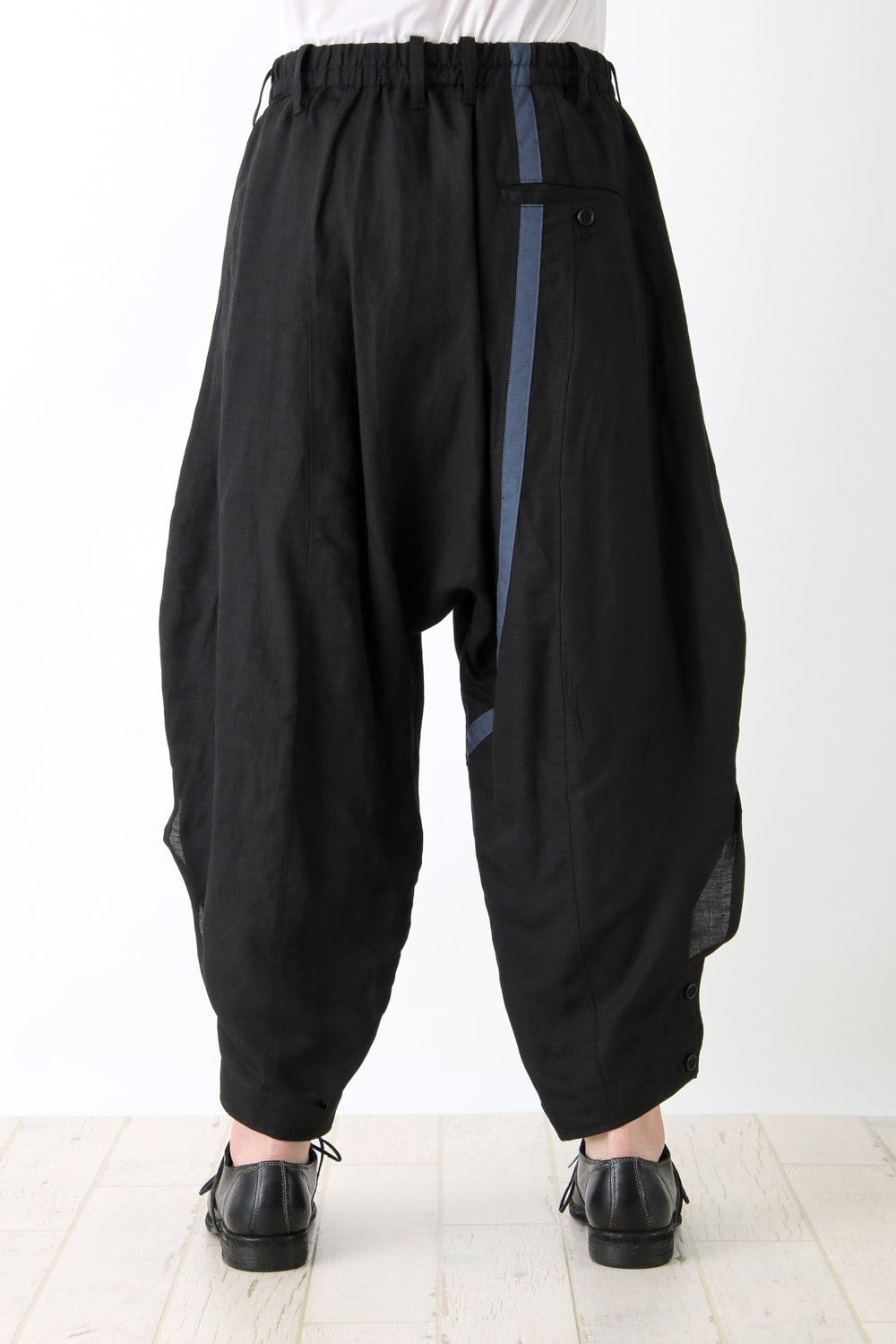 Stitched Sarouel Cropped Pants