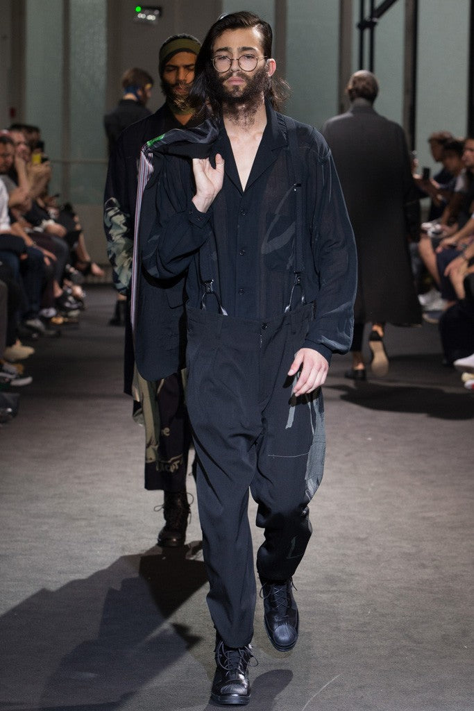 Print Suspend Suspenders Pants