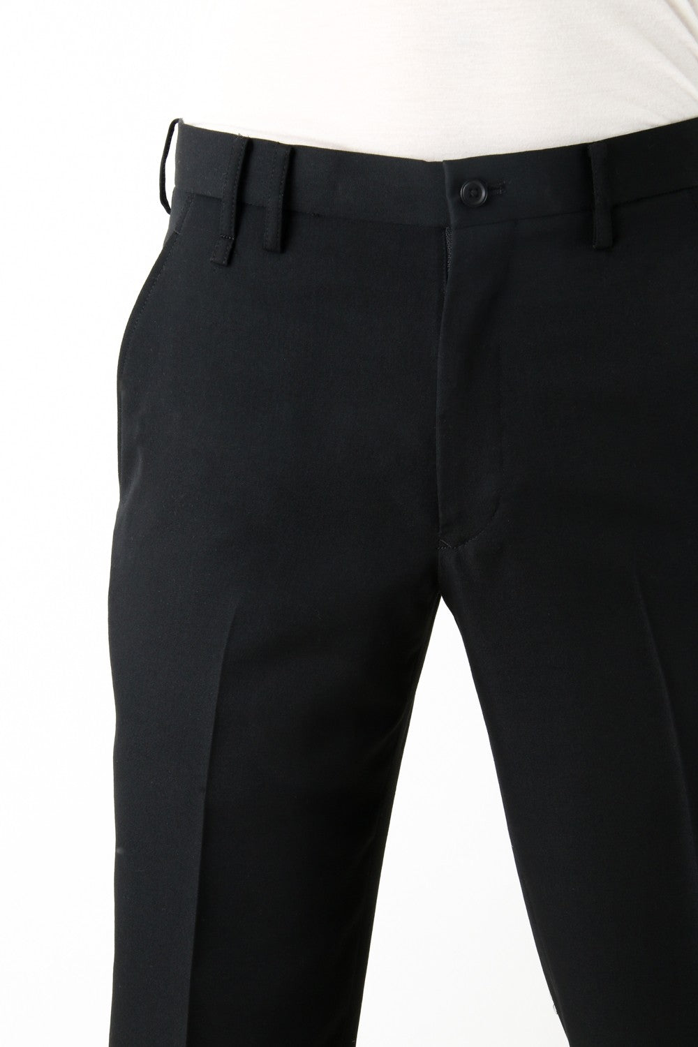 Wool Slacks Hem Zip